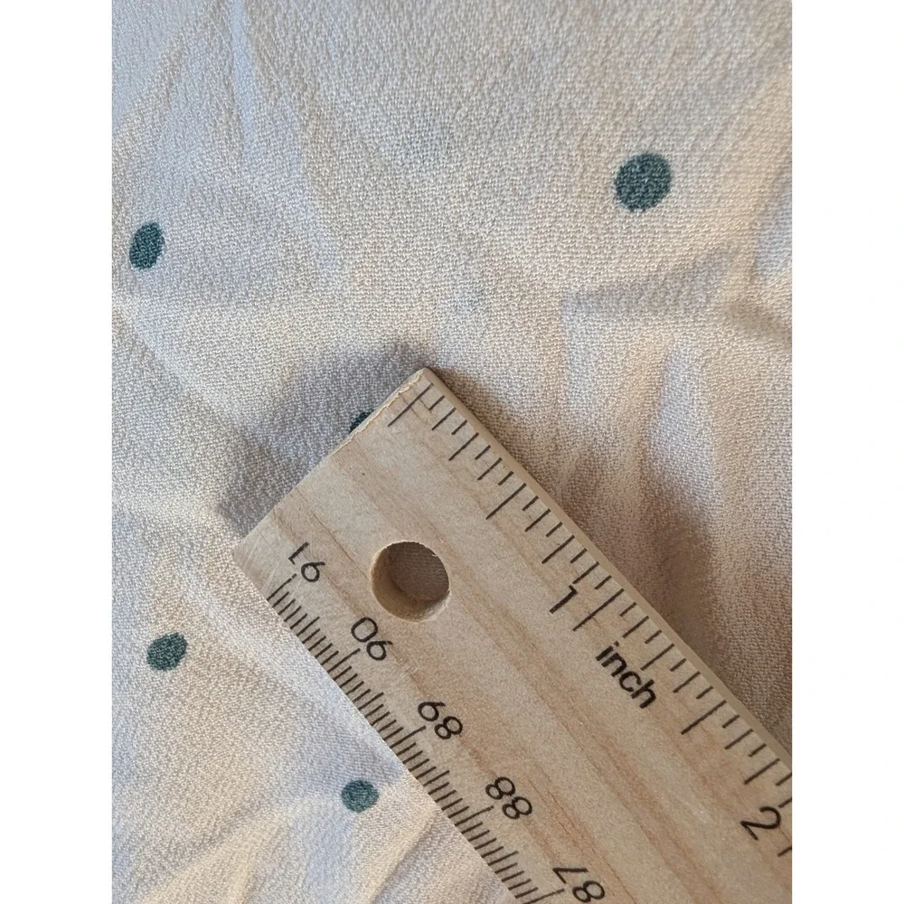 Free People Womens Dress Size 4 Beige Polka‎ Dot V-Neck Side Zip Sundress Summer